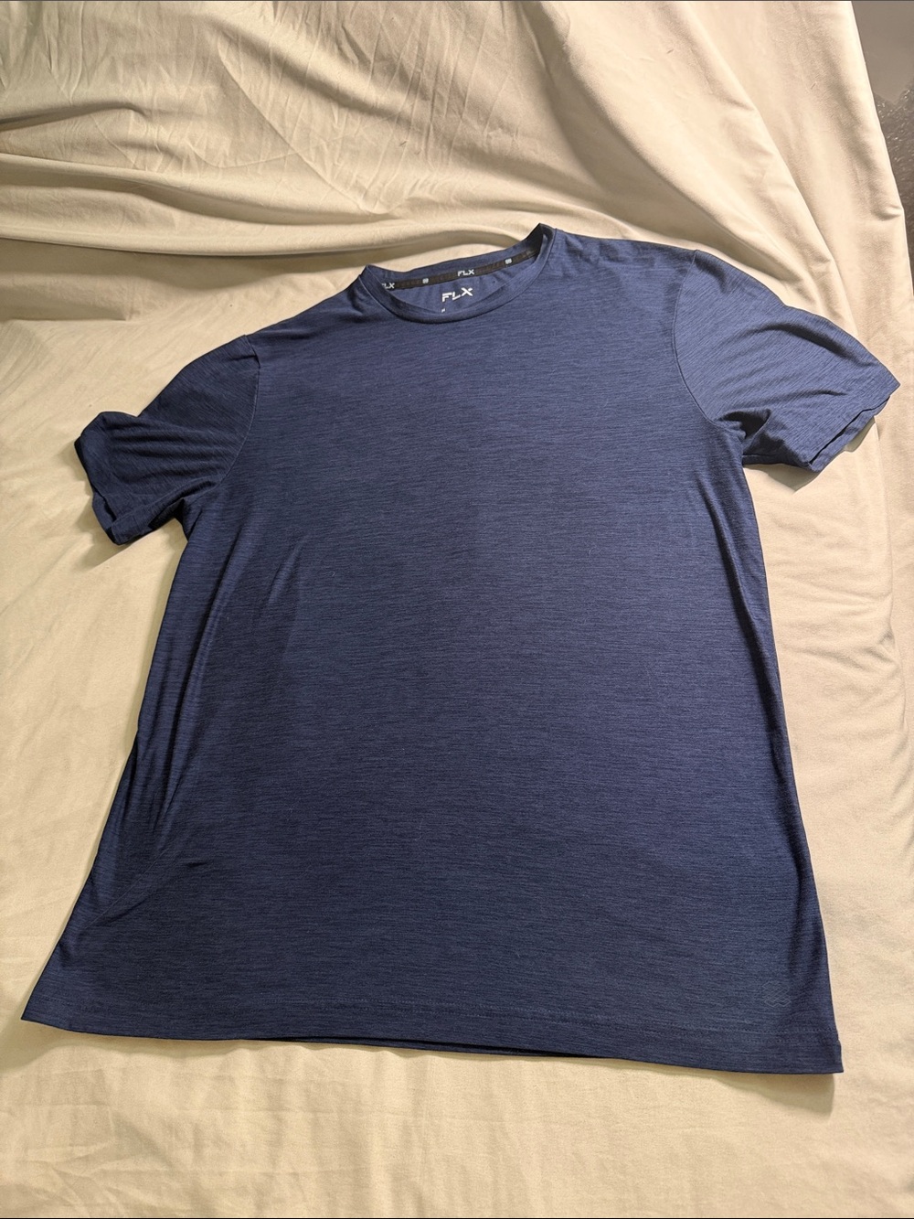 Men's FLX Short Sleeve Crew Tee in Dark Blue